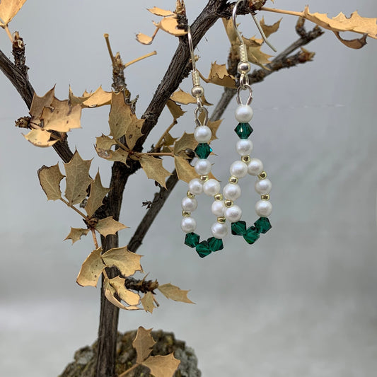 Beautiful Glass Pearl Earrings