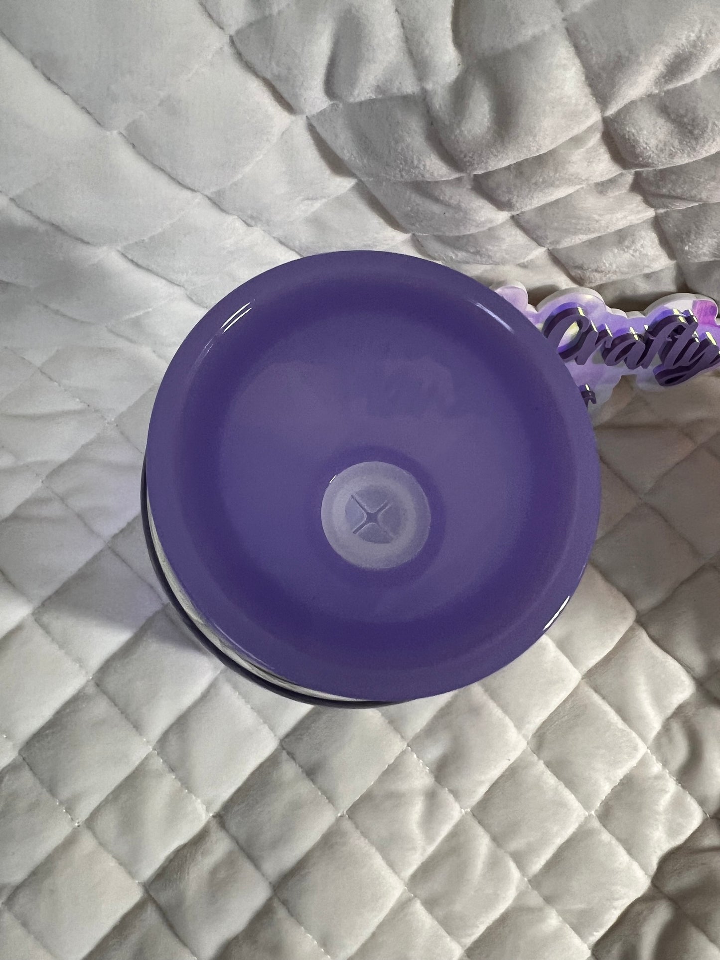 Pick your Design Purple Glass Can Cup