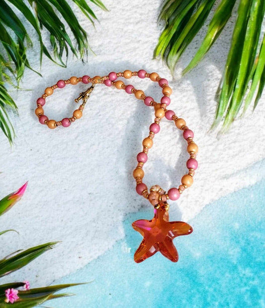 Adorable Summer Starfish Necklace