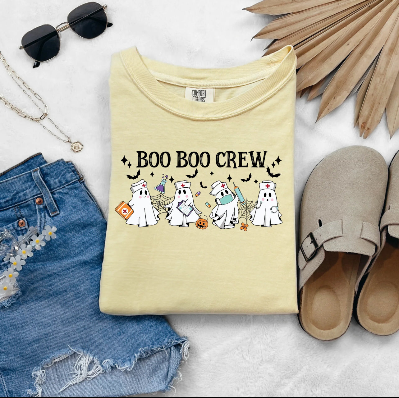 Boo Boo Nurse Ghost Halloween Shirt