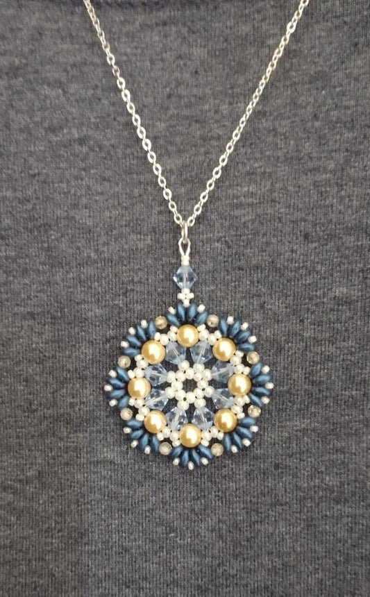 Lovely Sapphire Pendant Necklace