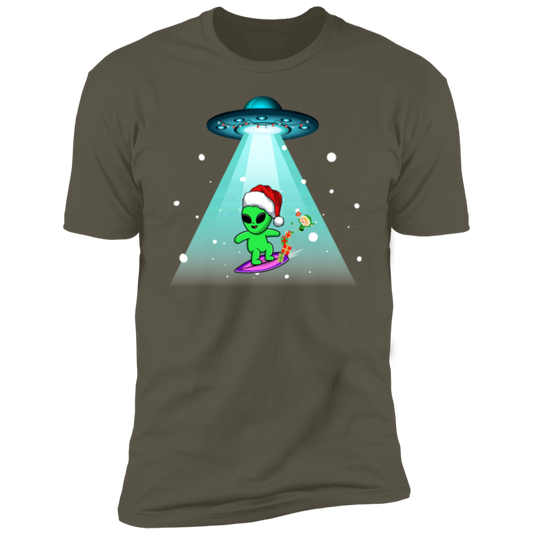 Holiday Alien Premium Short Sleeve T-Shirt