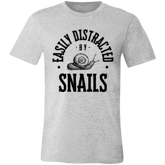 Funny Snail Jersey Short-Sleeve T-Shirt