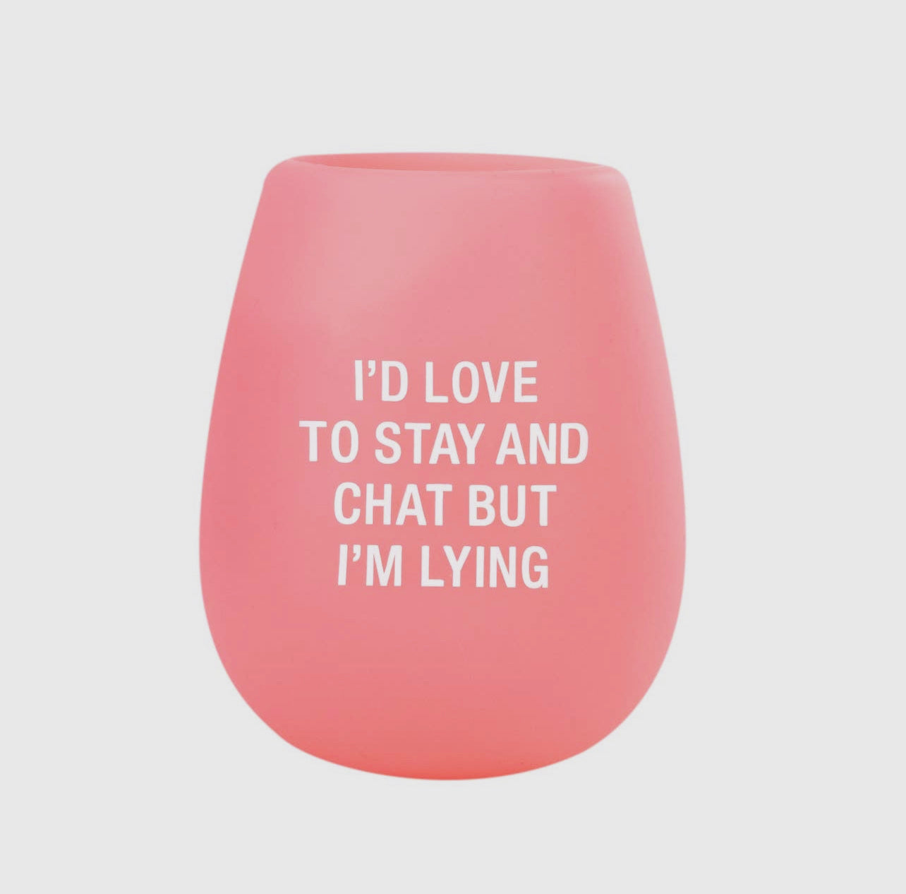 Lying Stemless Wine Glass