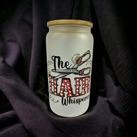 Hair Whisperer Glass Can