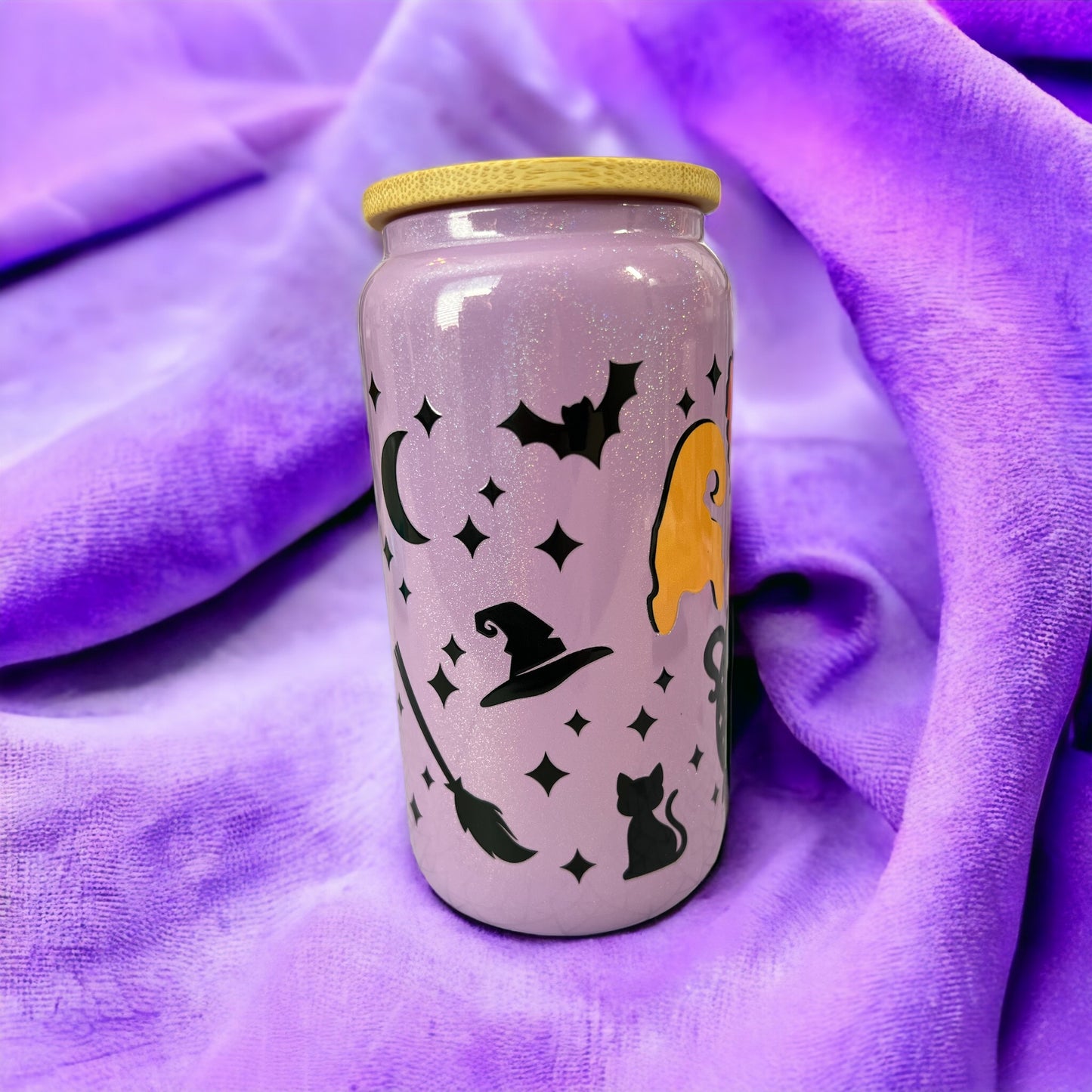 Hocus Pocus Glass Can