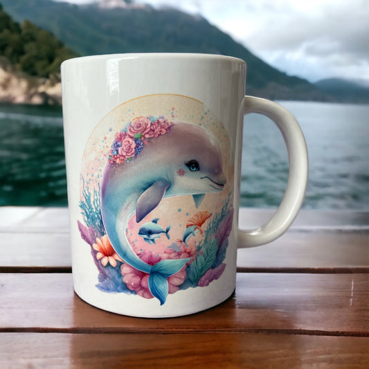 Dolphin Coffee Cup