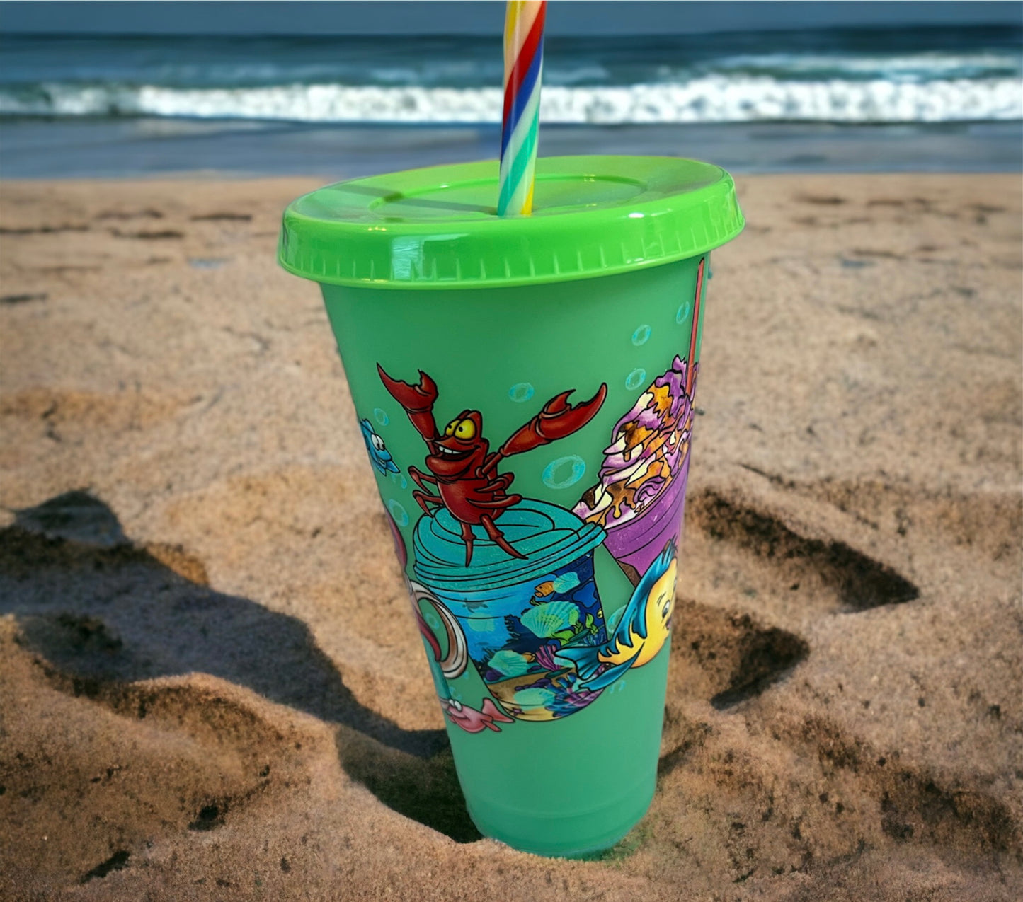 Under the sea Plastic Cup