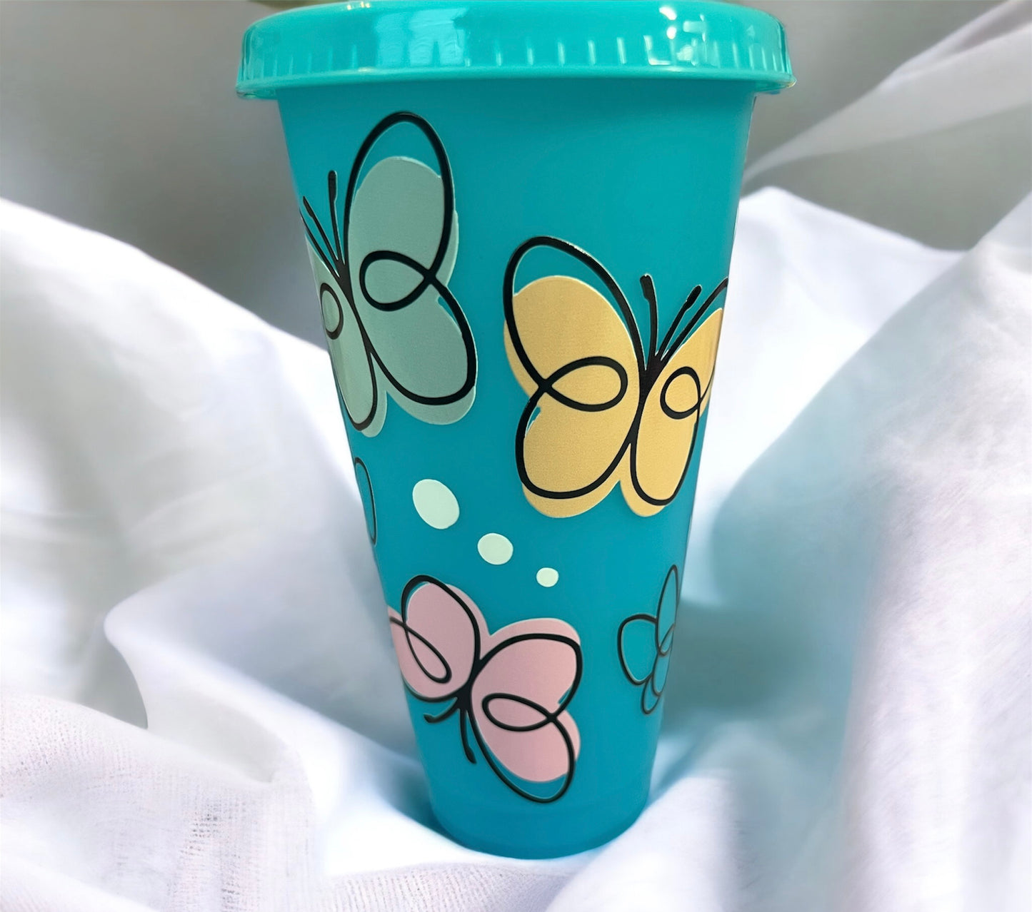 Butterfly Plastic Cup